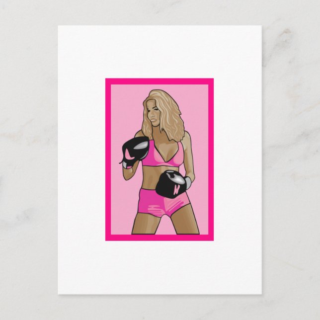 Carte Postale Boxe (Devant)