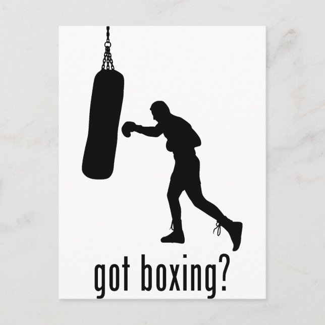 Carte Postale Boxe (Devant)