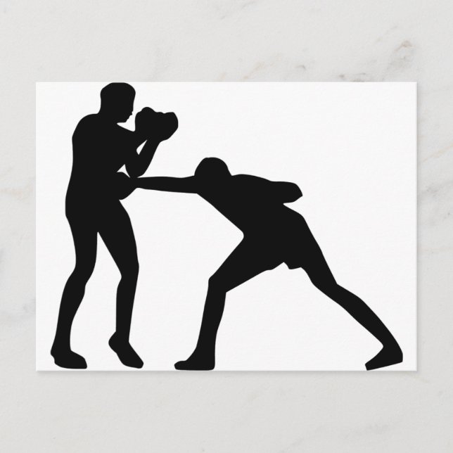 Carte Postale Boxe (Devant)