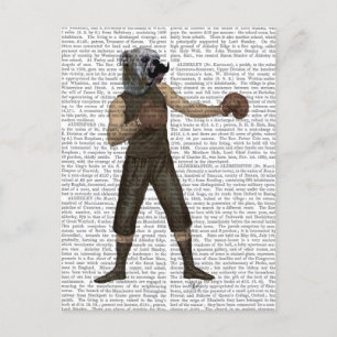 Carte Postale Boxe Bulldog