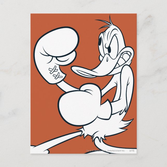Carte Postale Boxe DAFFY DUCK™ (Devant)