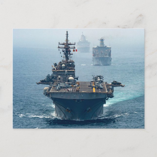 Carte Postale Boxer USS (LHD-4) (Devant)