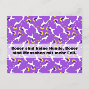 Carte Postale Boxers