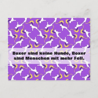 Carte Postale Boxers