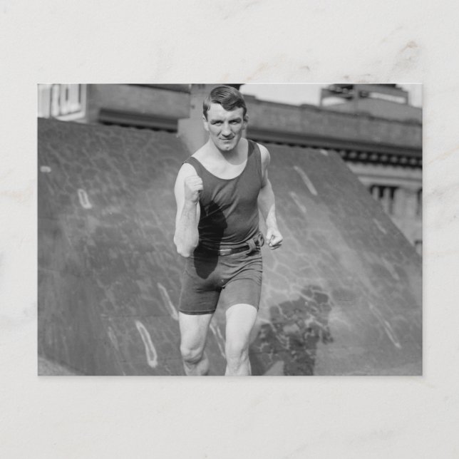 Carte Postale Boxeur poids léger Fred Welsh, début des années 19 (Devant)