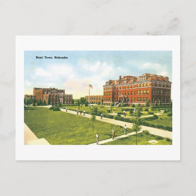 Carte Postale Boys Town, Nebraska (Devant)