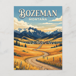 Carte Postale Bozeman États-Unis