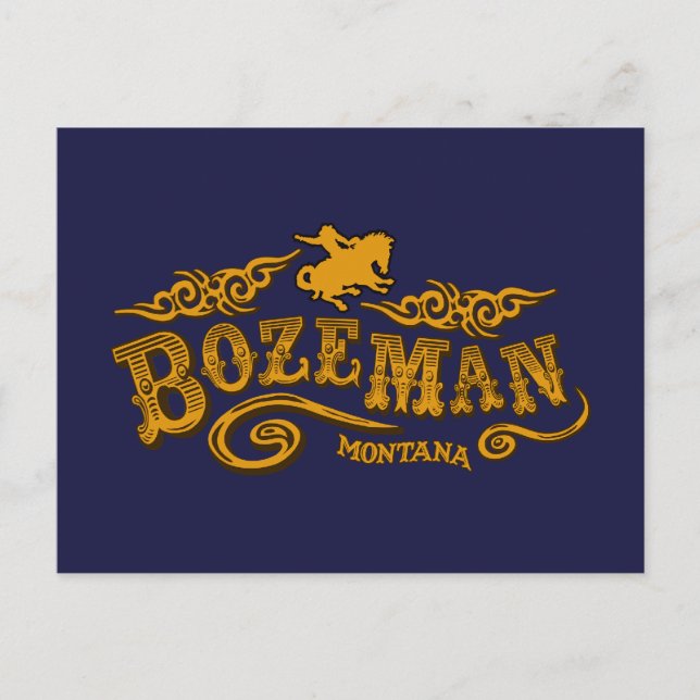 Carte Postale Bozeman Saloon (Devant)