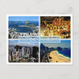 Carte Postale BR Rio de Janeiro - Plage de Botafogo - Carnaval -