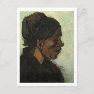 Carte Postale Brabant Femme paysanne Casquette foncée, Vincent v