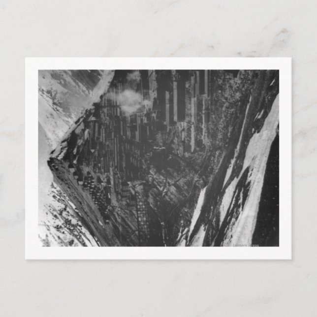 Carte Postale Braden Copper Mines in Chili Photographie (Devant)