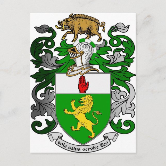 CARTE POSTALE BRADLEY COAT AUX ARMES (Devant)