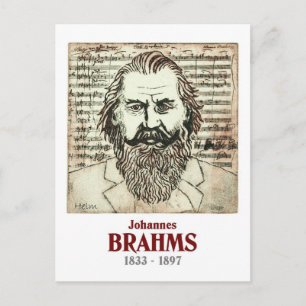 Carte Postale Brahms