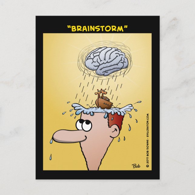 Carte Postale "Brainstorm" (Devant)