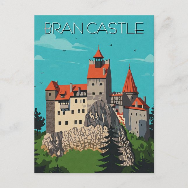 Carte Postale Bran Castle Romania Moderne (Devant)