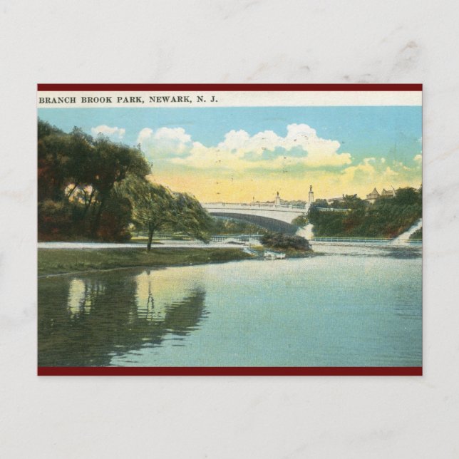 Carte Postale Branch Brook Park, Newark NJ Vintage (Devant)
