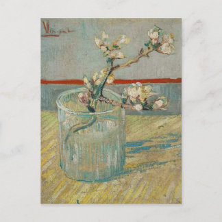 Carte Postale Branche d'amande en fleurs par Vincent van Gogh