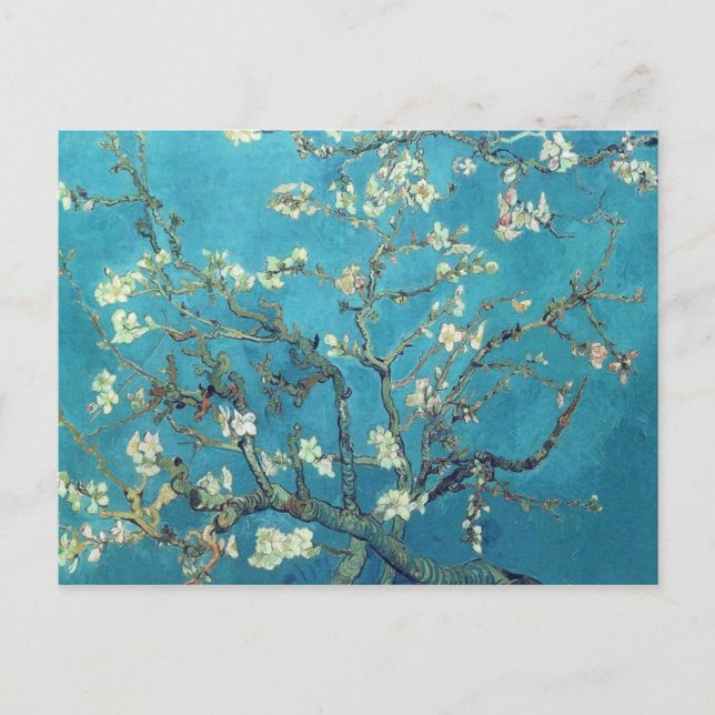Carte Postale Branches avec Fleur d'Amandes - Van Gogh (Devant)