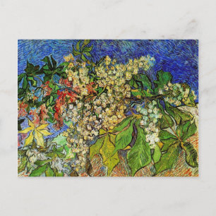 Carte Postale Branches de châtaignes florissantes Van Gogh Art