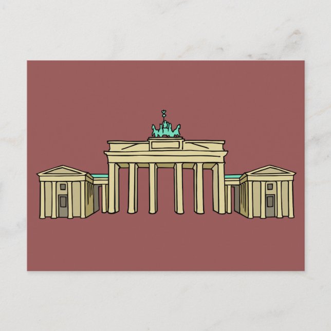 Carte Postale Brandenburger Tor Berlin (Devant)