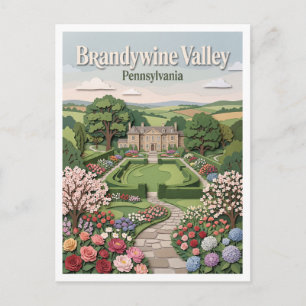 Carte Postale Brandywine Valley Garden Estates Chadds Ford