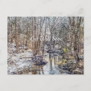 Carte Postale Branson Fall Creek Hiver Neige Toile Peinteur Bon