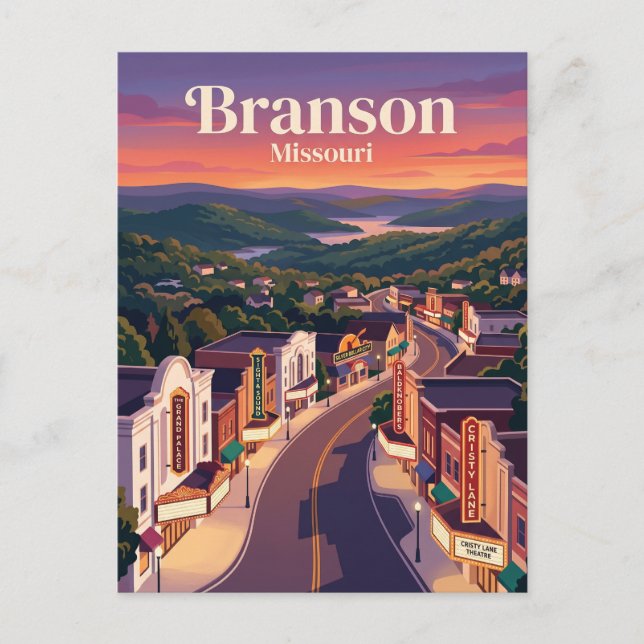 Carte Postale Branson Missouri (Devant)