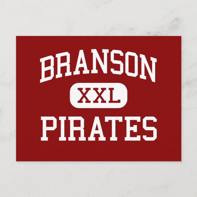Carte Postale Branson - Pirates - Lycée - Branson Missouri (Devant)