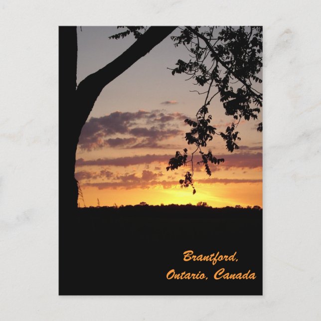 Carte Postale Brantford (Ontario), Canada (Devant)