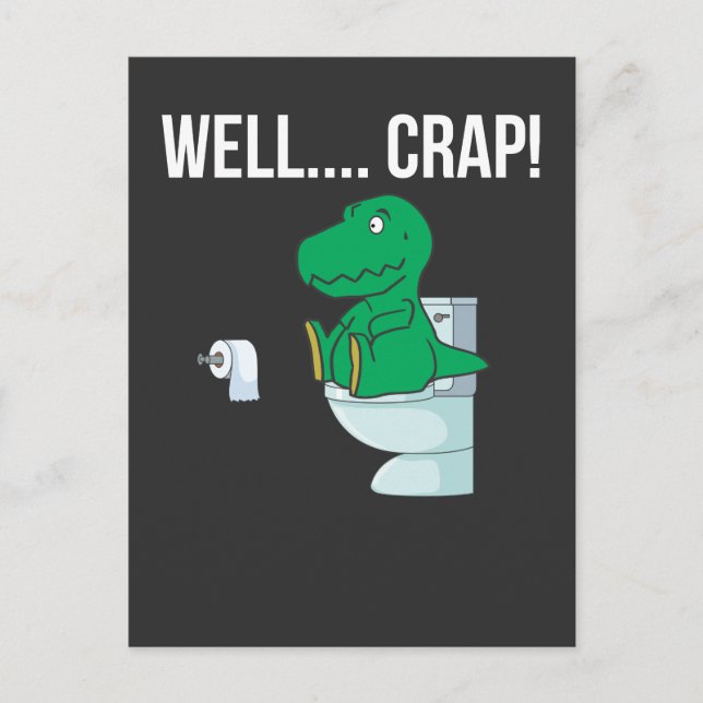 Carte Postale Bras de Trex Drôles Petit Dinosaure Humour (Devant)