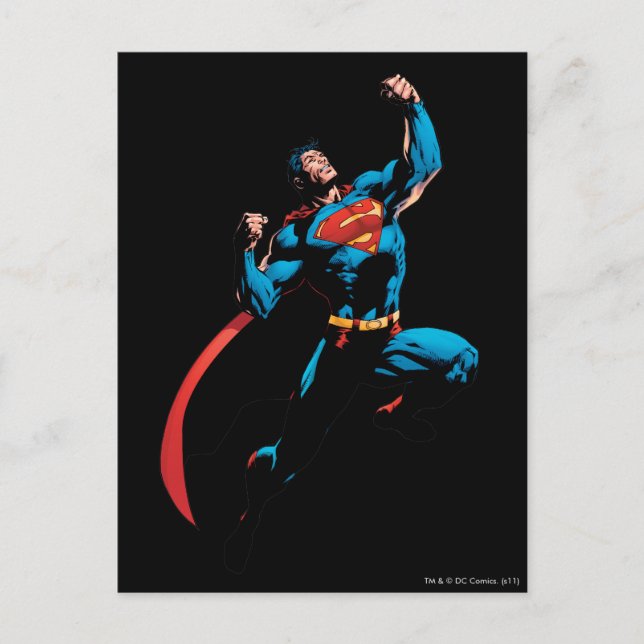 Carte Postale Bras Superman levés (Devant)