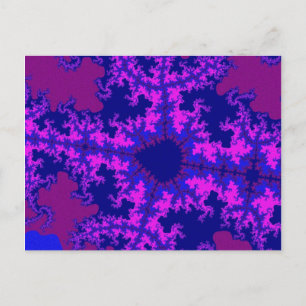 Carte Postale Brasage fractal pourpre