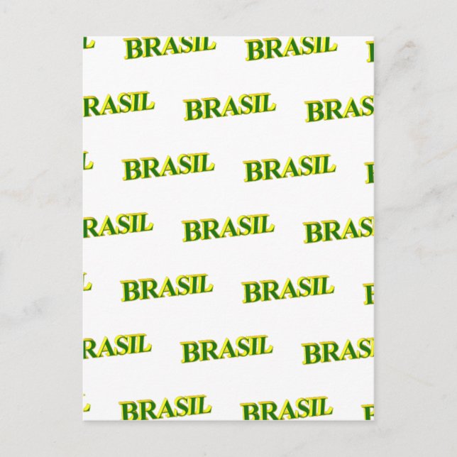 Carte Postale Brasil 3D (Devant)