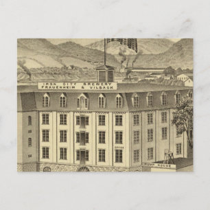 Carte Postale Brasserie Iron City, Frauenheim et Vilsack