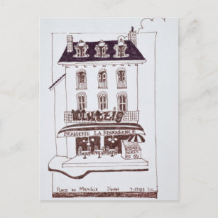 Carte Postale Brasserie La Renaissance   Place du Marche, Dinan
