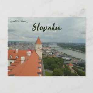 Carte Postale Bratislava et le Danube en Slovaquie