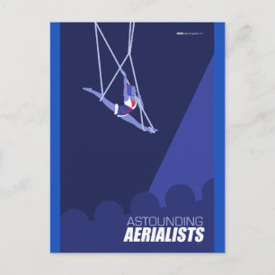 Carte Postale Brattleboro Circus Arts - Aérialistes étonnants
