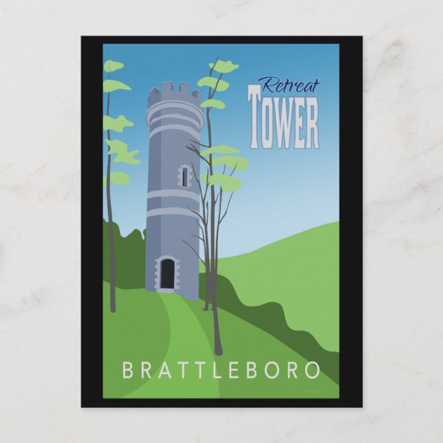 Carte Postale Brattleboro Retreat (Devant)