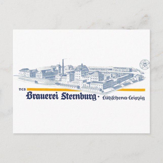 Carte Postale Brauerei Sternburg (Devant)