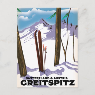 Carte Postale Brauneck Bavaria, Allemagne poster ski