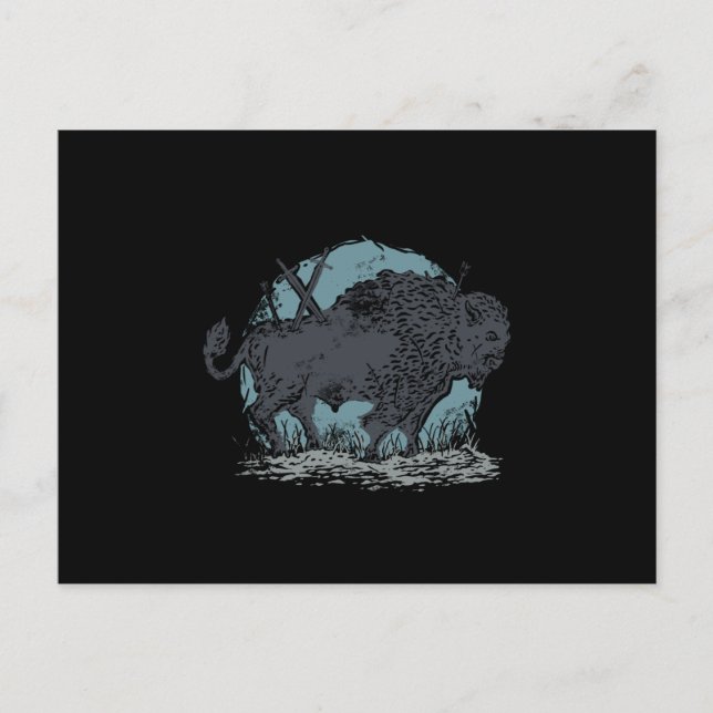 Carte Postale Brave guerrier (Devant)