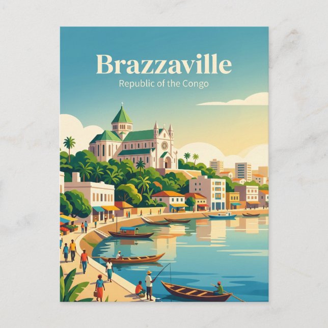 Carte Postale Brazzaville République du Congo (Devant)