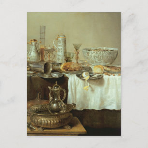 Carte Postale Breakfast Still Life, 1638