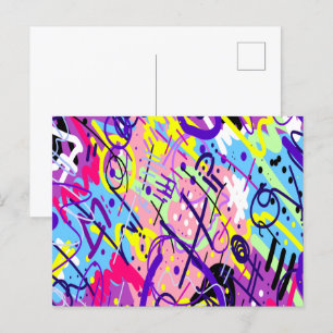 Carte Postale Breaking Free : Art Abstrait