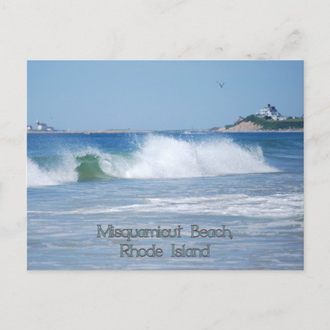 Carte postale Breaking Ocean Wave (Devant)