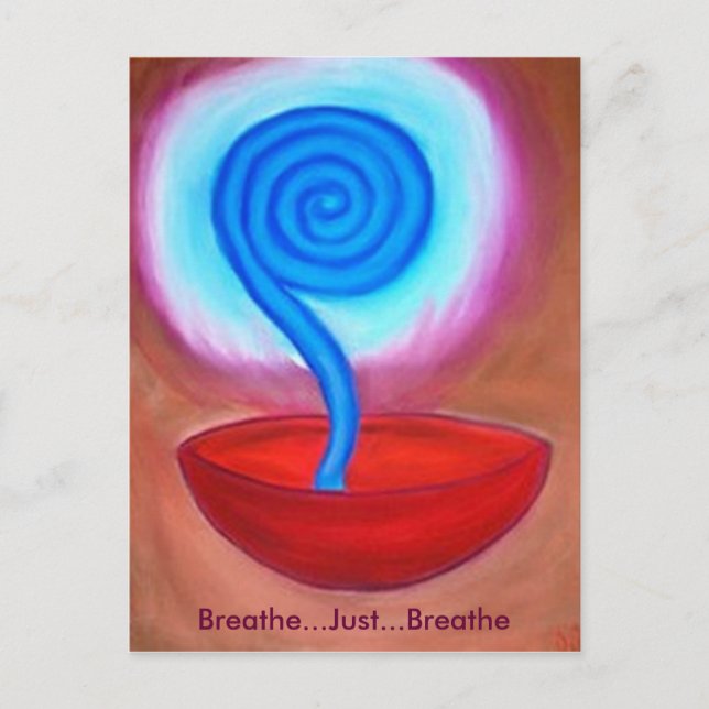 Carte Postale Breathe Just Breathe postcard (Devant)