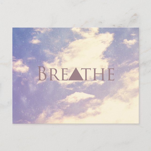 Carte Postale Breathe Postcard (Devant)