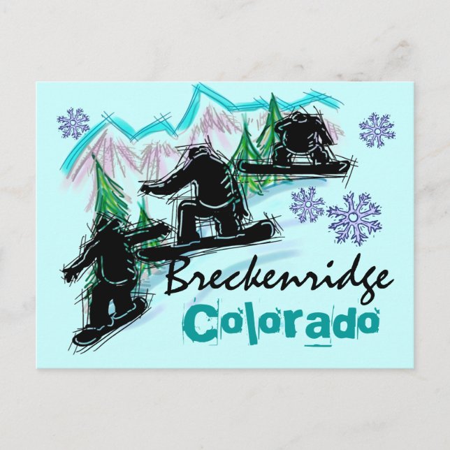 Carte postale Breckenridge Colorado (Devant)