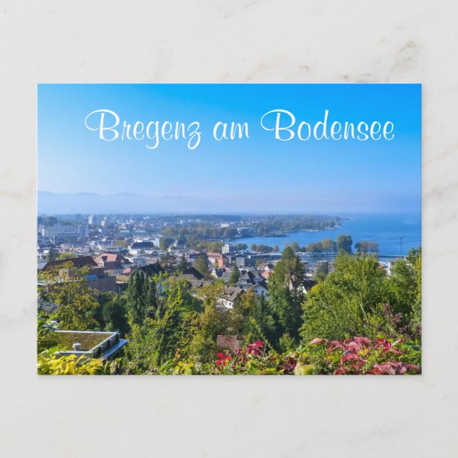 Carte postale Bregenz am Bodensee (Devant)
