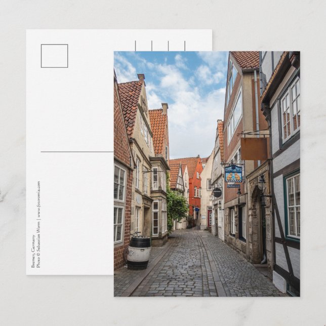 Carte Postale Brême Allemagne (Devant / Derrière)